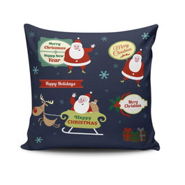 Aberto Design Cojín NOELKRLNT-9 Multicolor